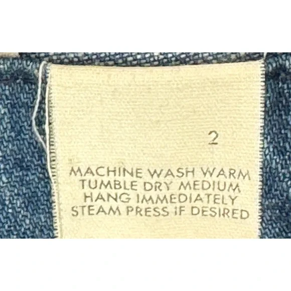 Rumble‎ Seats Rare Vtg Women's Button Up Long Sleeve Soft Denim Jacket Size M - Picture 9 of 15